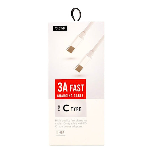 U-96 Cable / 3A Fast Charging / C TYPE to C TYPE